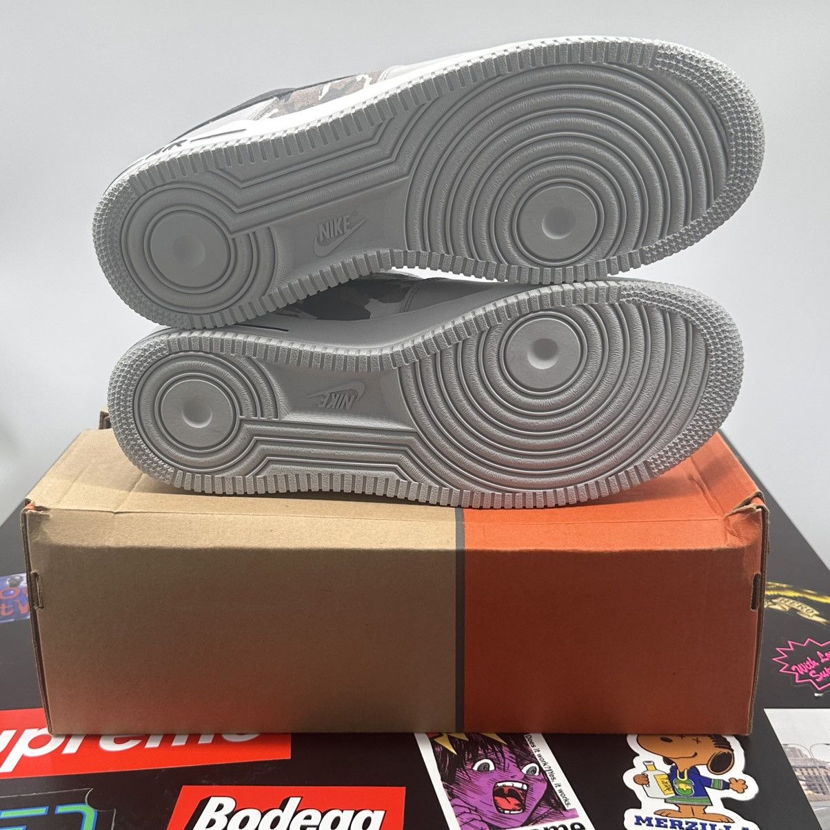 Nike Vintage Nike Air Force 1 Low Premium Grey Camo Size US 10.5 / EU 43-44 - 10 Thumbnail