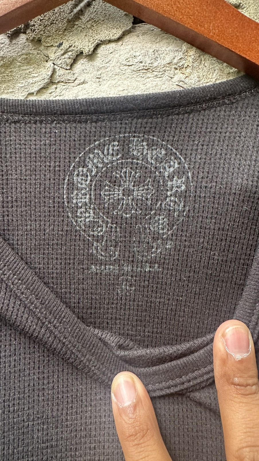 Chrome Hearts Chrome Hearts Thermal Floral Long Sleeve Horseshoe Size US L / EU 52-54 / 3 - 6 Thumbnail
