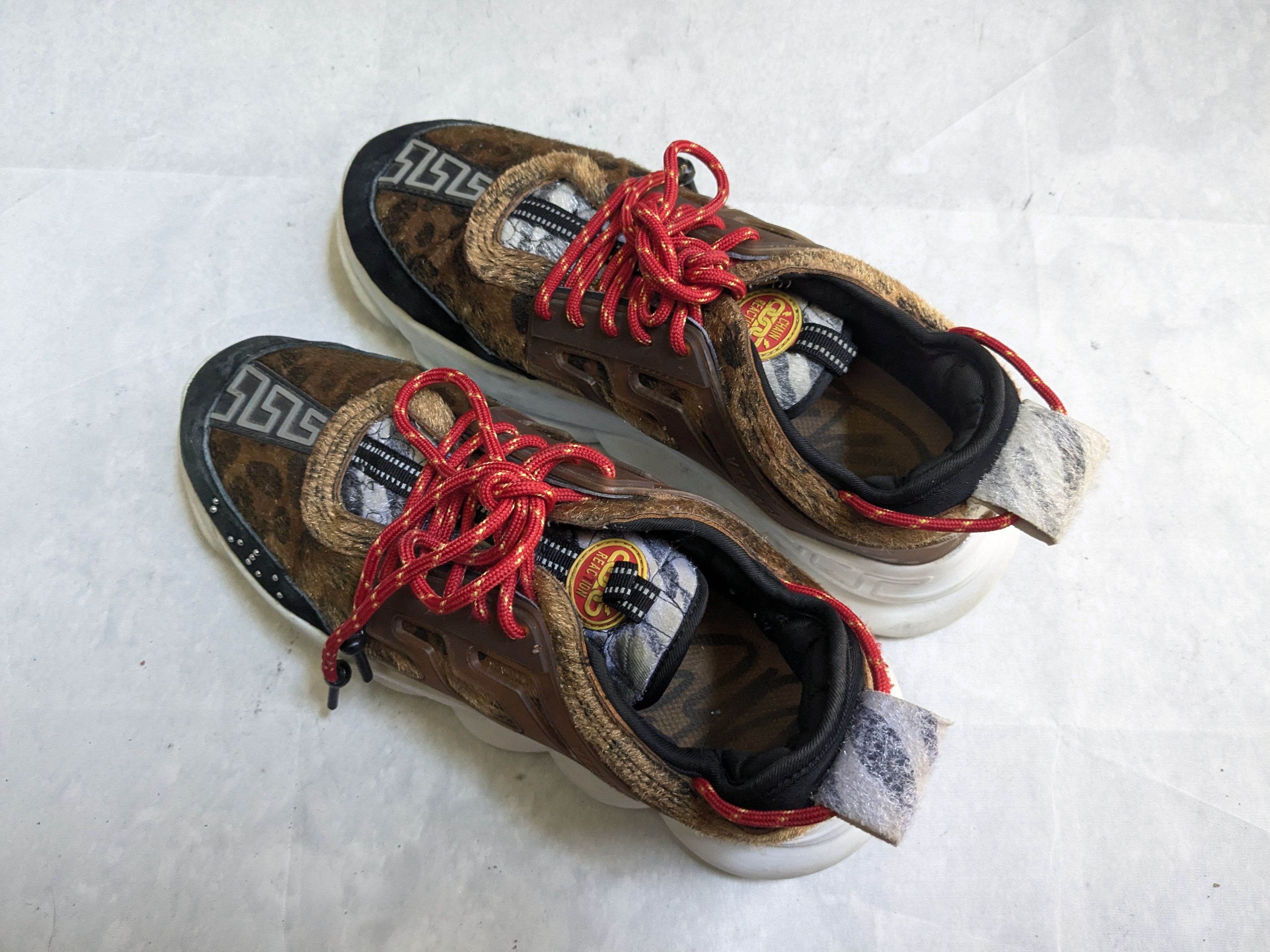 Versace Versace Chain Reaction Sneakers 11 44 Cheetah Size US 11 / EU 44 - 10 Thumbnail