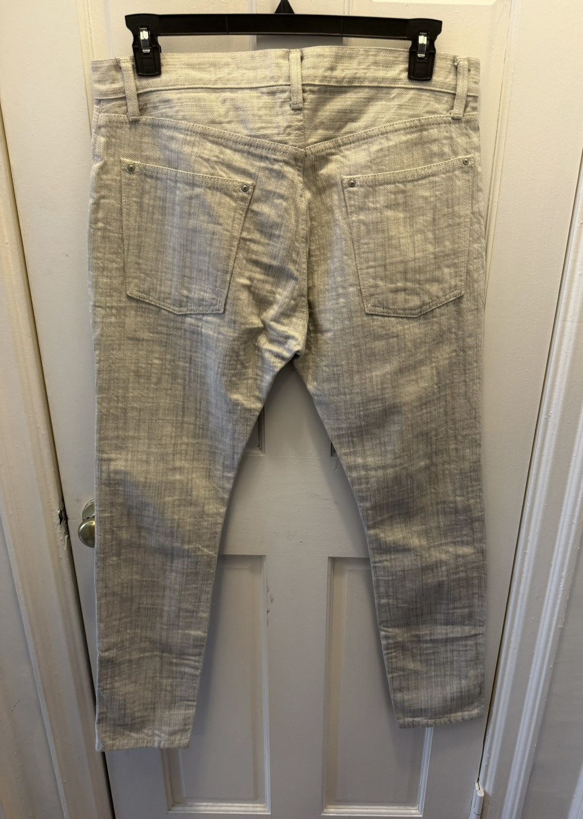 Nom De Guerre Like New! Vintage Linen/Cotton Japanese Denim Size US 34 / EU 50 - 5 Thumbnail