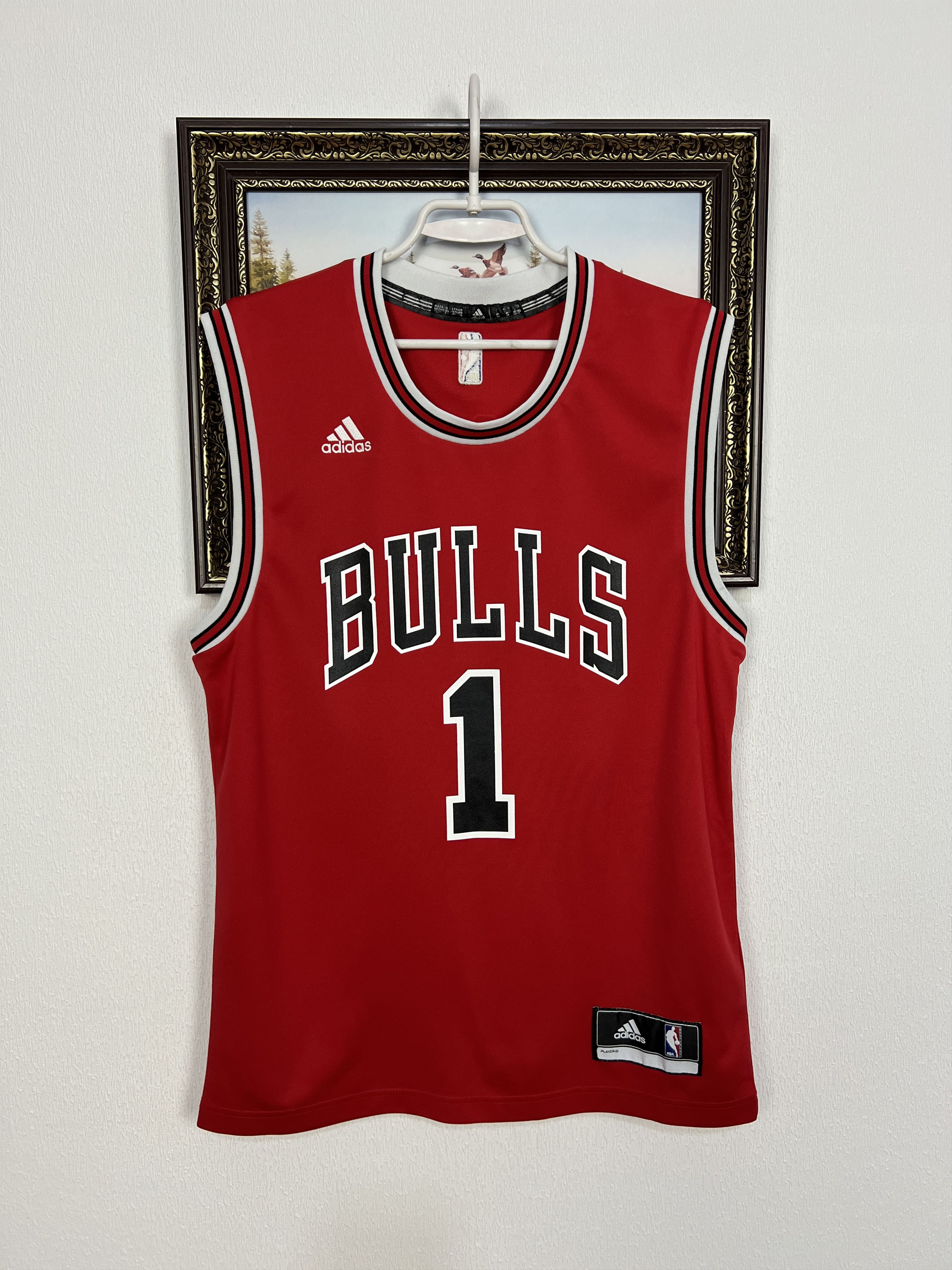 Adidas Vintage Chicago Bulls Derrick Rose NBA Jersey Trikot Shirt Size US S / EU 44-46 / 1 - 1 Thumbnail