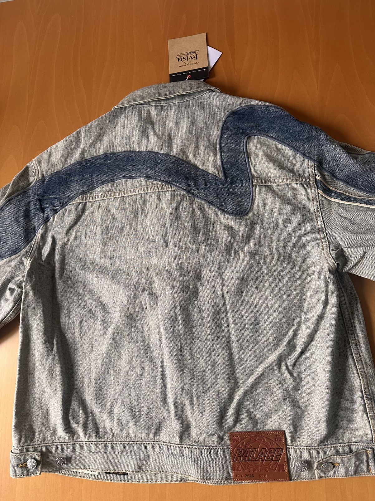 Evisu × Palace Palace x Evisu Dice Denim Jacket - Stones Wash (SS26) - NEW Size US L / EU 52-54 / 3 - 5 Thumbnail
