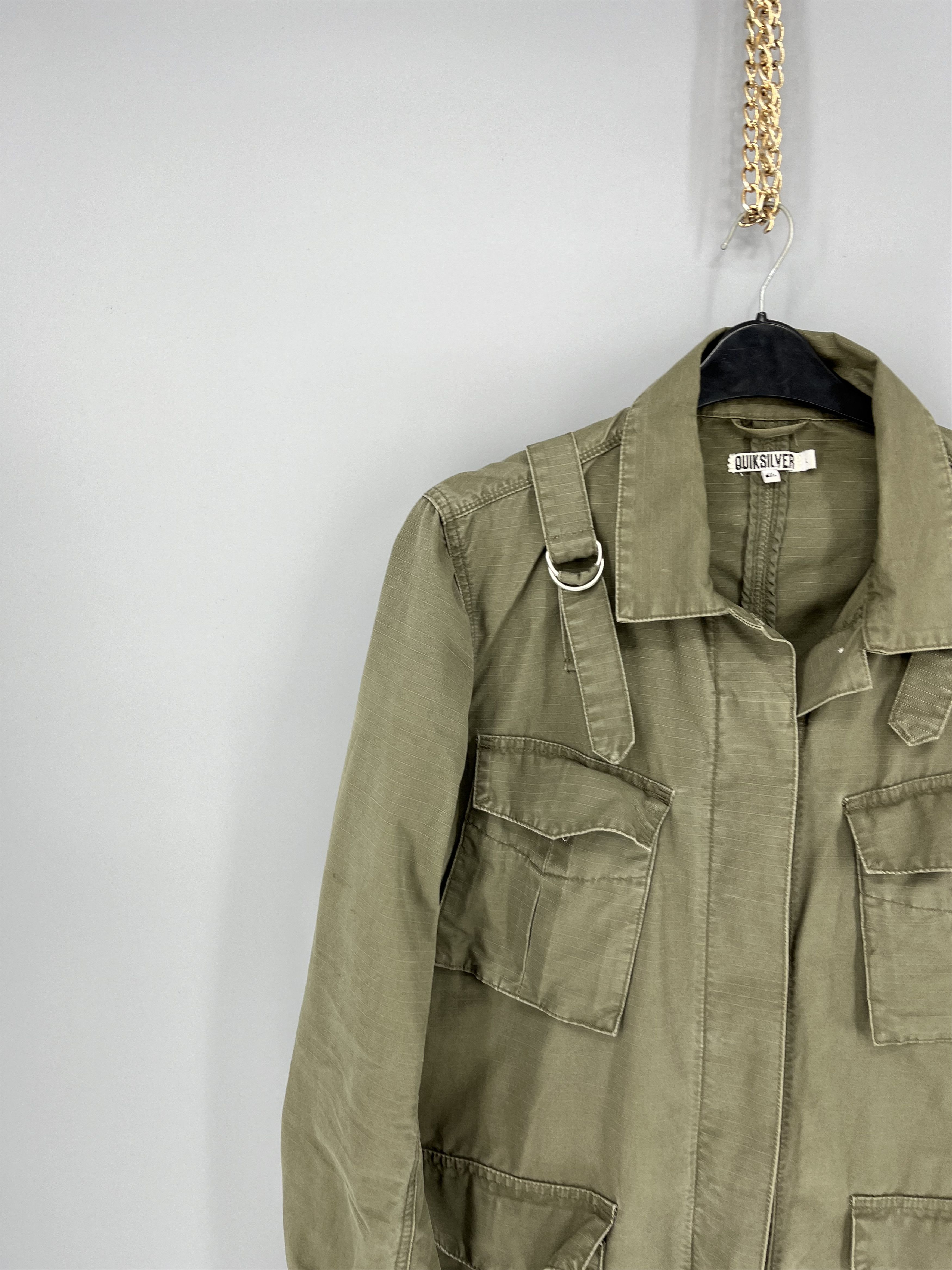 Quiksilver Vintage RARE Quiksilver Military Buttons Up Size US L / EU 52-54 / 3 - 4 Thumbnail