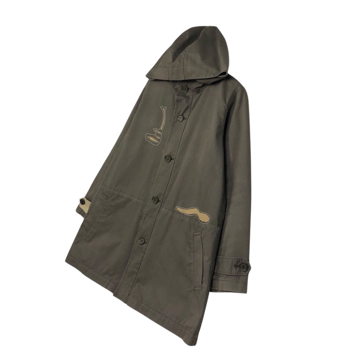 Issey Miyake 📌Vintage Parka Jacket Patch Work Design Plantation Japan Size US M / EU 48-50 / 2 - 3 Thumbnail