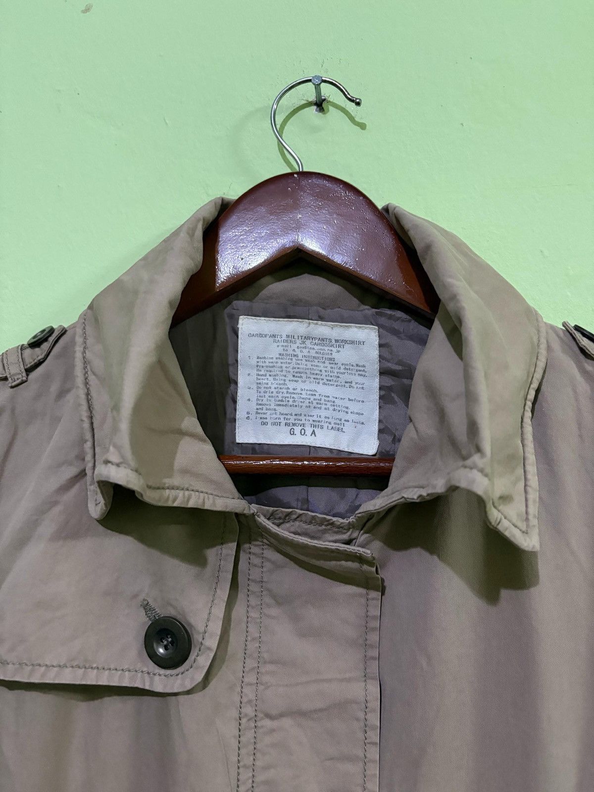 G.O.A Bono Parka Jacket Tactical Pocket Design Inspired LGB