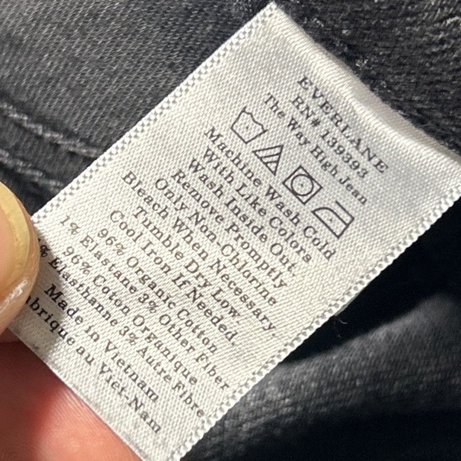 Everlane Beyond Baggy Jeans Women 33 36x24 Raw Hems Hamilton Baggie Size 36" / US 14 / IT 50 - 4 Thumbnail