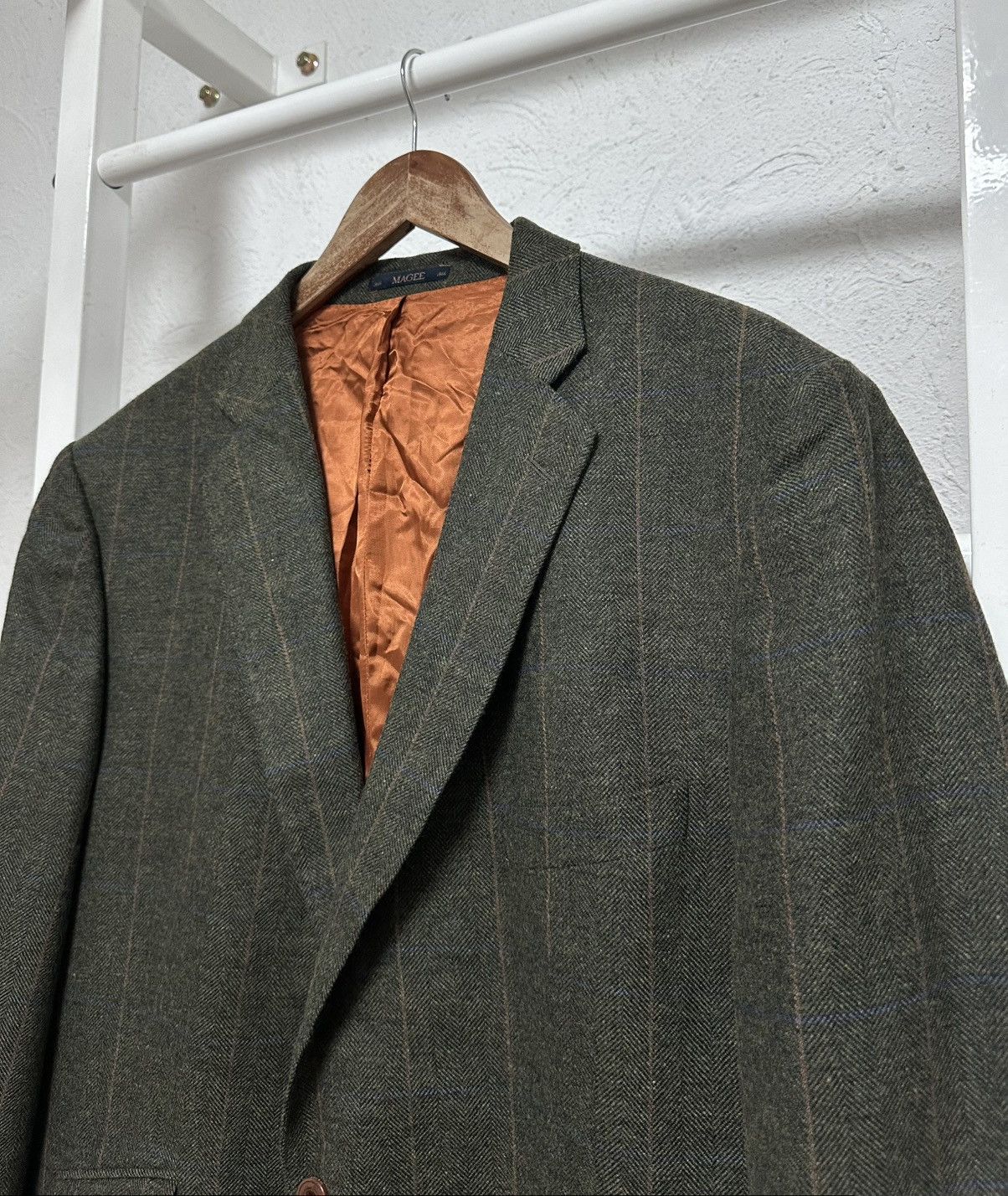 Magee Magee Men’s Classic Wool Blazer Jacket size XXL Size 50R - 2 Thumbnail