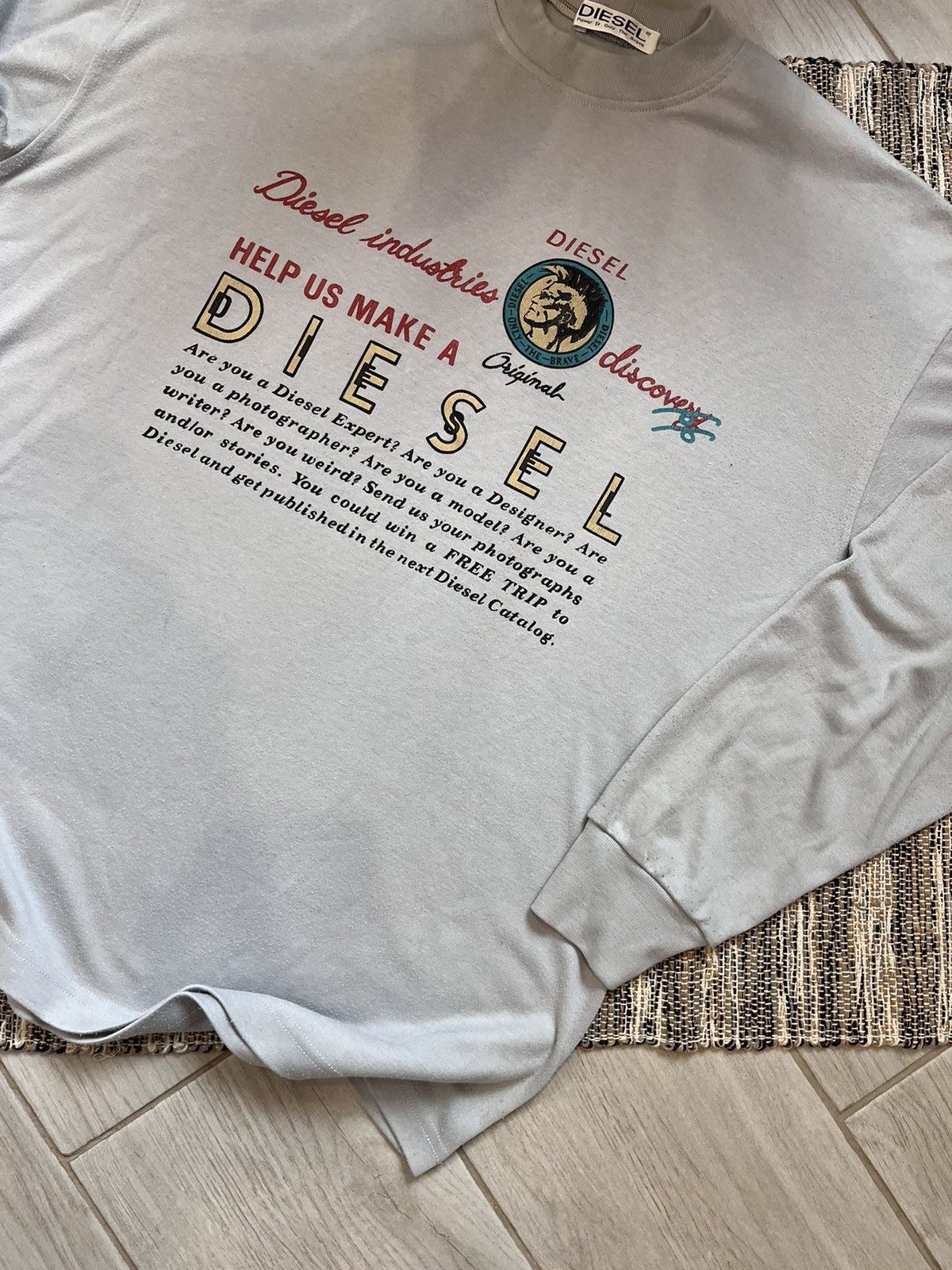 Diesel × Vintage vintage diesel long sleeve logo chest first diesel models Size US L / EU 52-54 / 3 - 7 Thumbnail