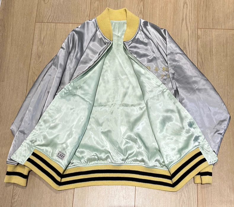 Wacko Maria wacko maria Silver baseball jacket Size US M / EU 48-50 / 2 - 2 Thumbnail