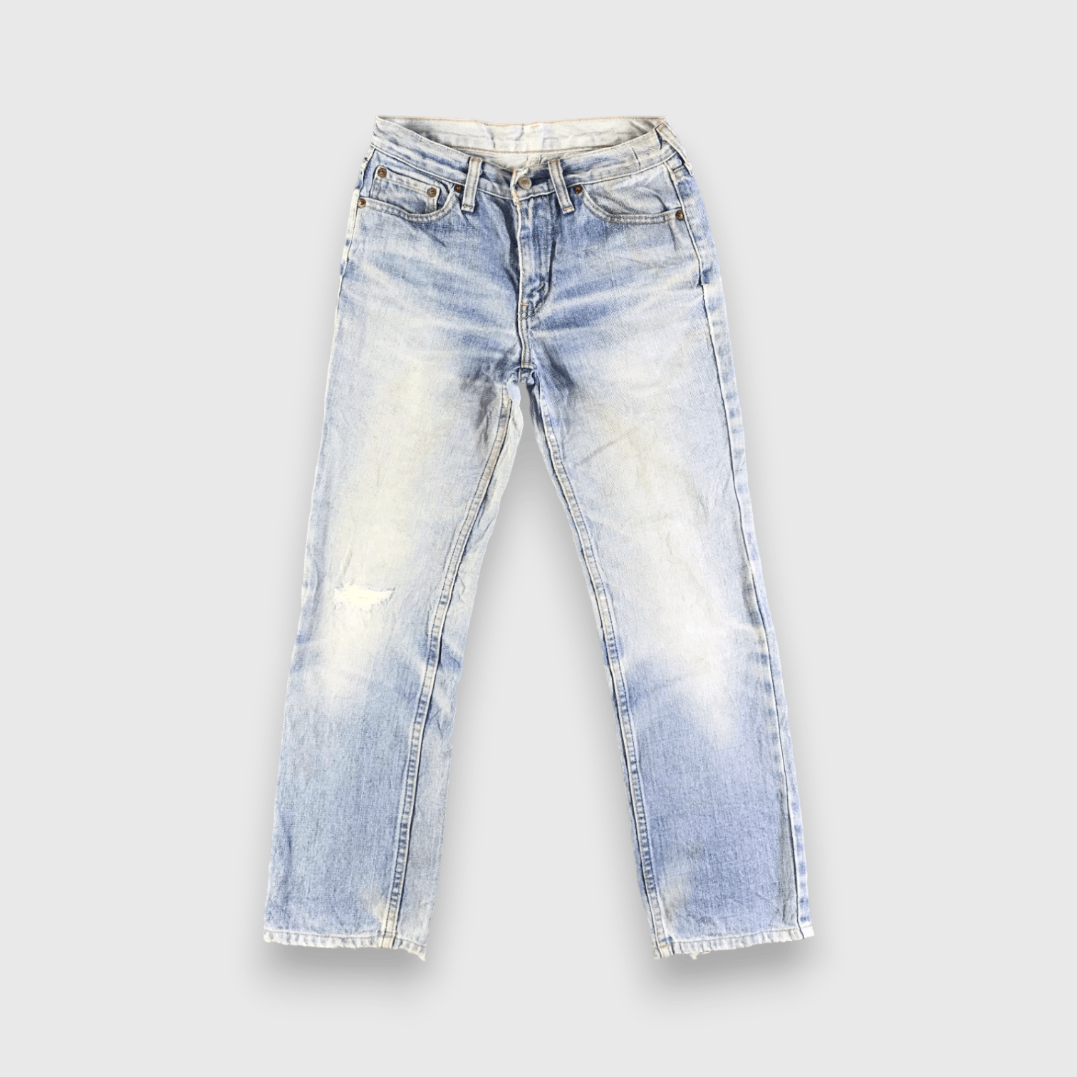 Levi's 90s Vintage Light Wash Levis Jeans-J4584 Size US 27 - 1 Thumbnail