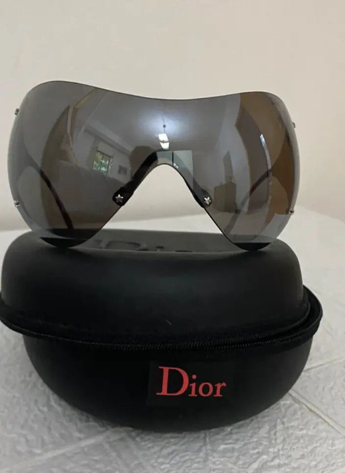 Dior DIOR Sunglasses SKI Rimless Mask Pop Bike Shield RI932 Size ONE SIZE - 3 Thumbnail