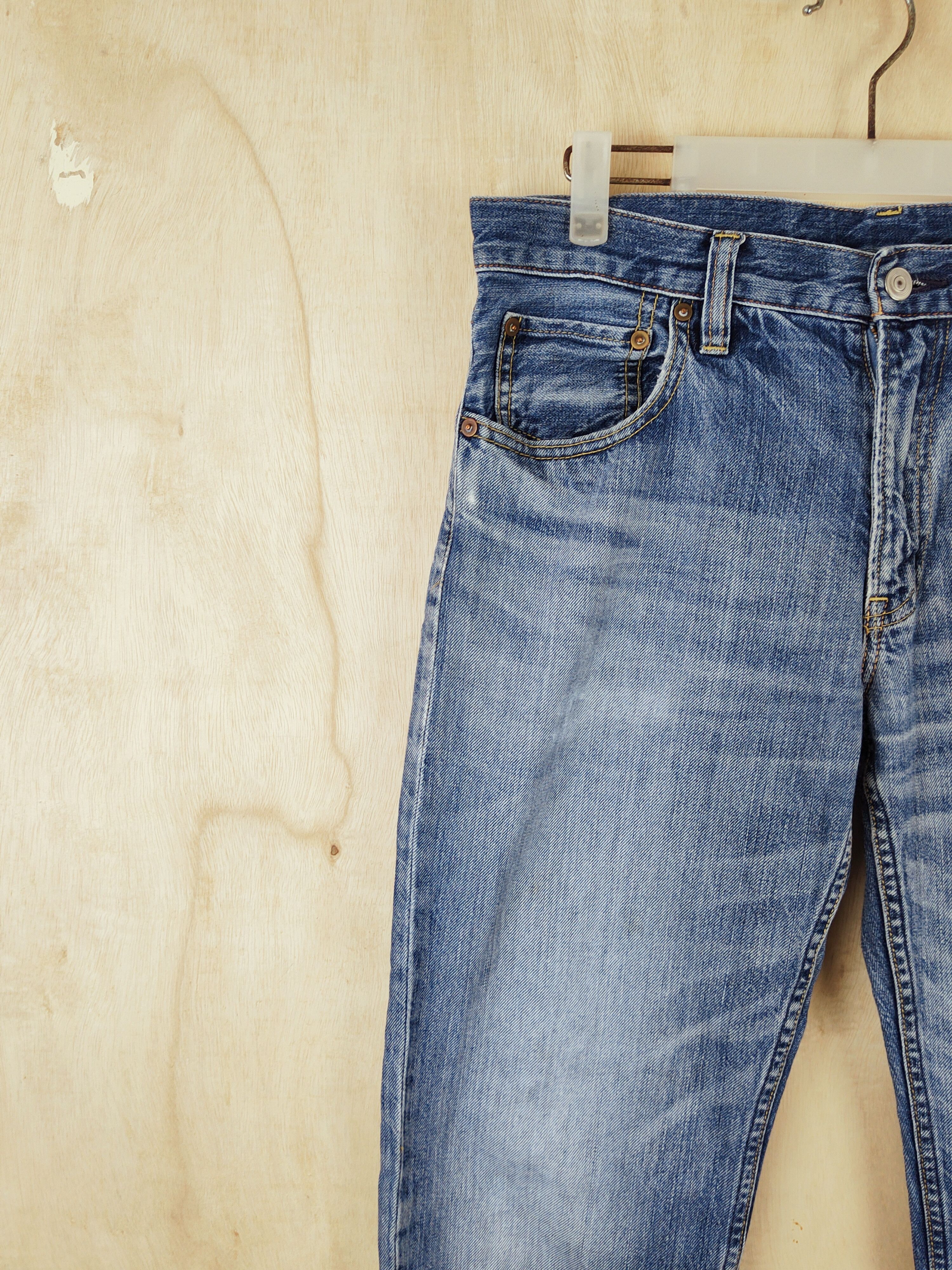 Japanese Brand Japanese Brand Blue Distressed Ripped Jeans #S2501 Size US 30 / EU 46 - 3 Thumbnail