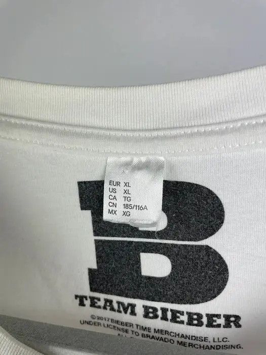 Justin Bieber Justin Bieber stadium T-shirt streetwear size XLarge white Size US XL / EU 56 / 4 - 4 Thumbnail