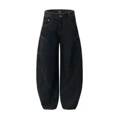 VIBE Light Blue High Street Vintage Loose Jeans Size US 33 - 6 Thumbnail