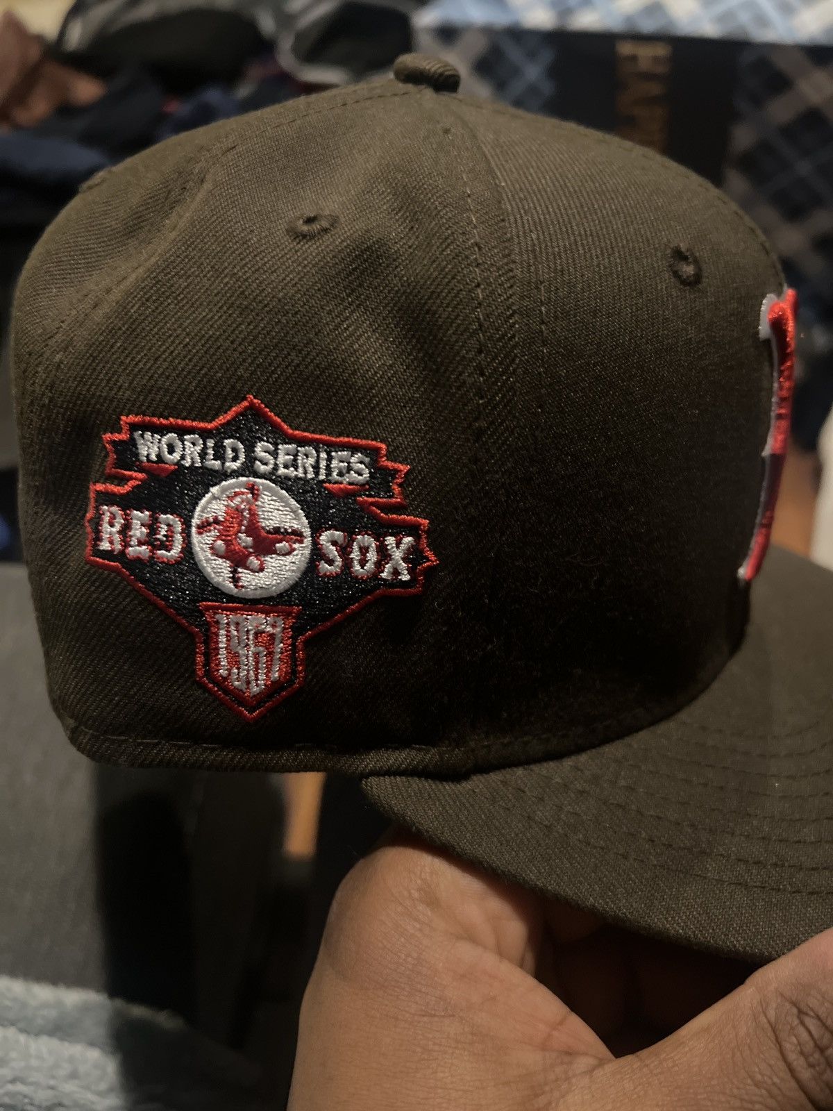 Hat Club Boston Red Sox fitted Size ONE SIZE - 2 Thumbnail