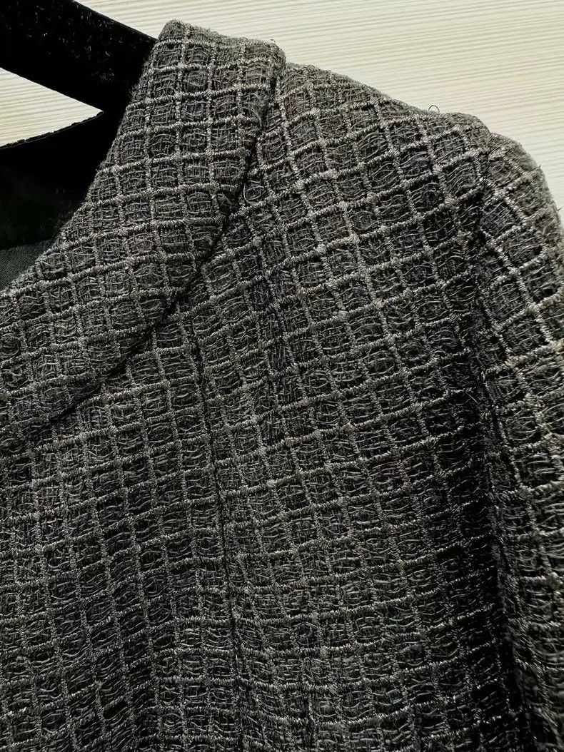 Chanel Chanel 24P black plaid tweed short jacket Size XS / US 0-2 / IT 36-38 - 5 Thumbnail