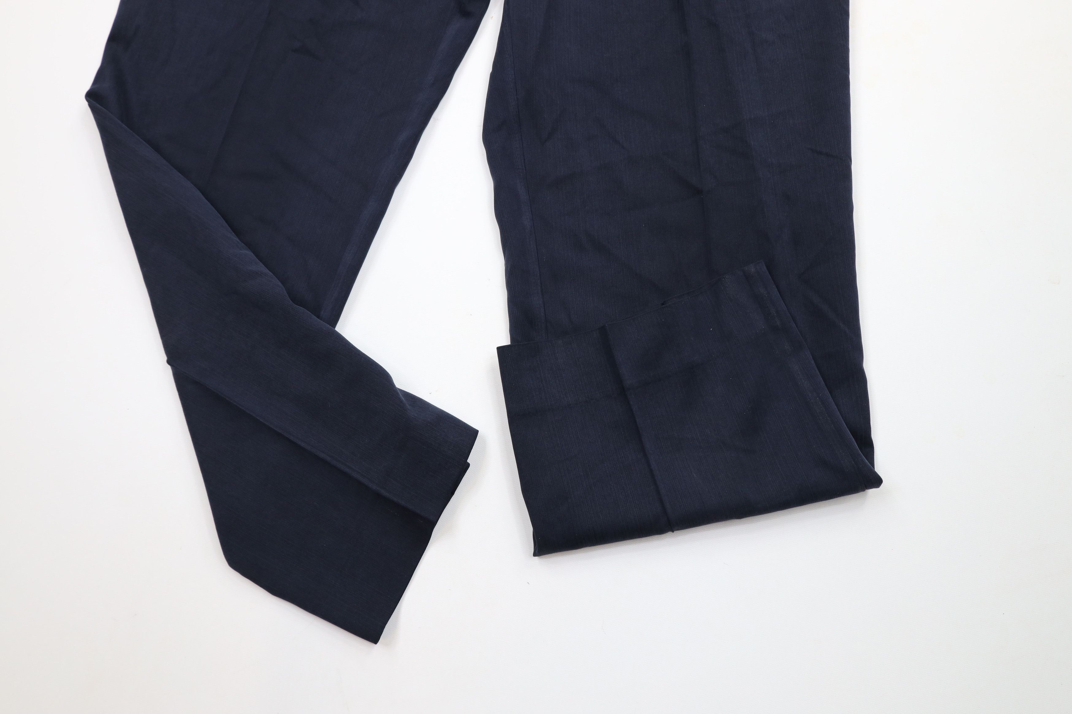 Tommy Bahama × Vintage Vintage Tommy Bahama Blend Wide Leg Chino Pants Navy Blue Size US 34 / EU 50 - 5 Thumbnail
