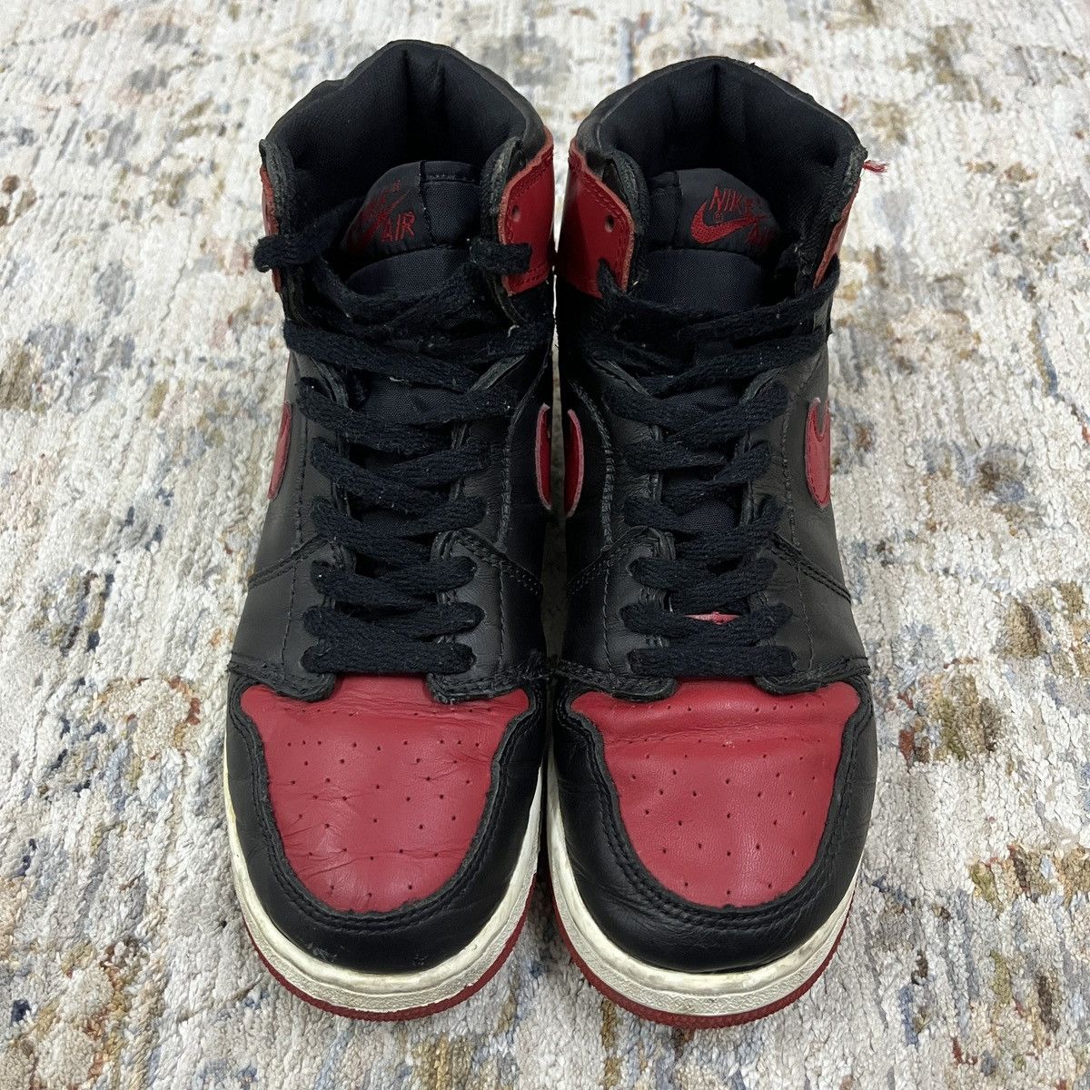 Jordan Brand × Nike Vintage 1994 Bred 1 Jordan Size US 5.5 / EU 38 - 4 Thumbnail
