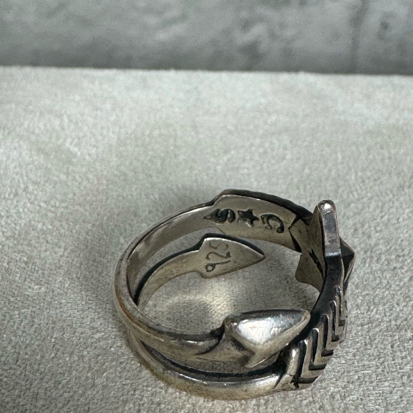 Cody Sanderson Cody Sanderson Star Feather Open Ring US 8 Size ONE SIZE - 4 Thumbnail