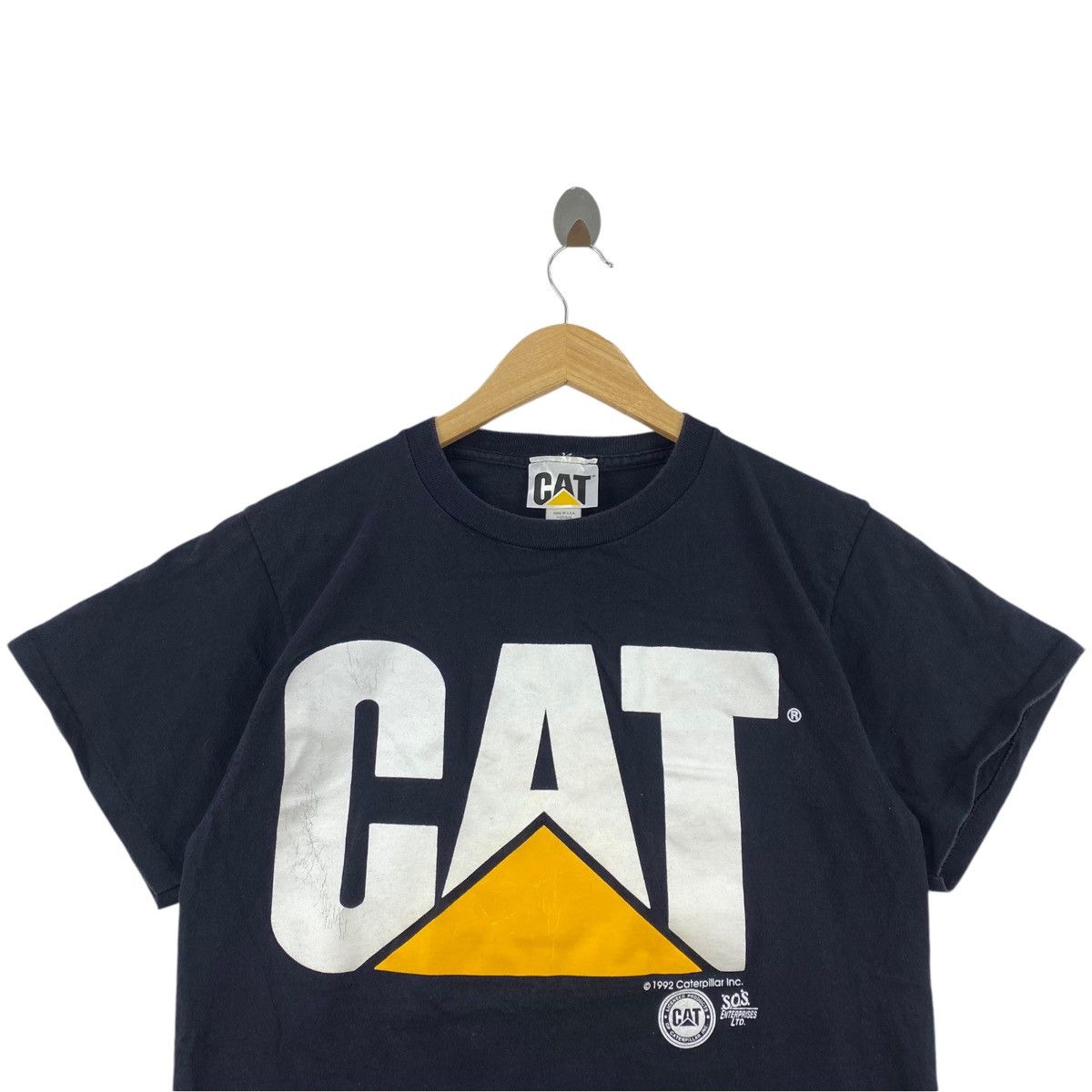 Caterpillar × Vintage Vintage 90s CAT USA CATERPILLAR Inc Diesel 1992 Logo Print Size US M / EU 48-50 / 2 - 2 Thumbnail