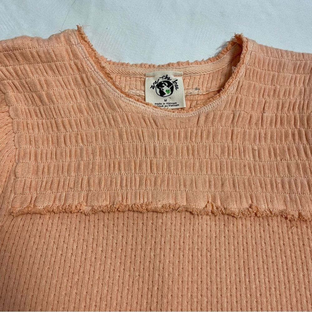 Free People NWT New $78 Free People Care Red Delicious Orange Cotton T- Size M / US 6-8 / IT 42-44 - 8 Thumbnail