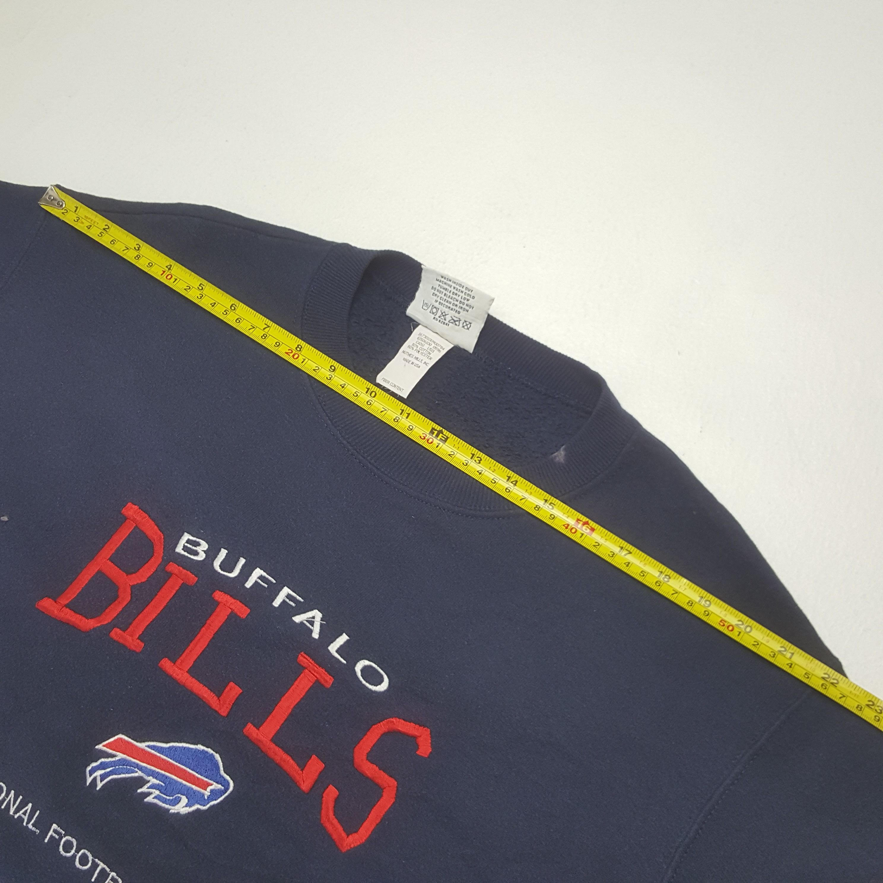 Lee Vintage Buffalo Bills American NFL Sweatshirt C307N14 Size US M / EU 48-50 / 2 - 5 Thumbnail