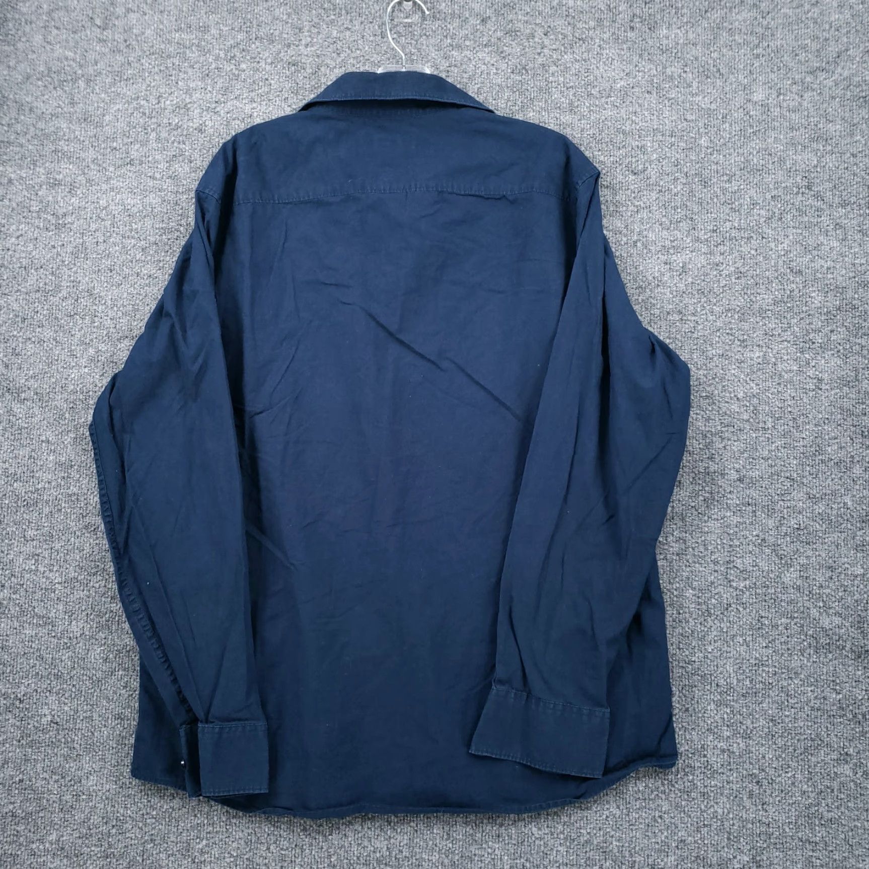 Liz Claiborne Claiborne Shirt Mens L Blue Button-Up Long Sleeve Collared Casual Size US L / EU 52-54 / 3 - 2 Thumbnail
