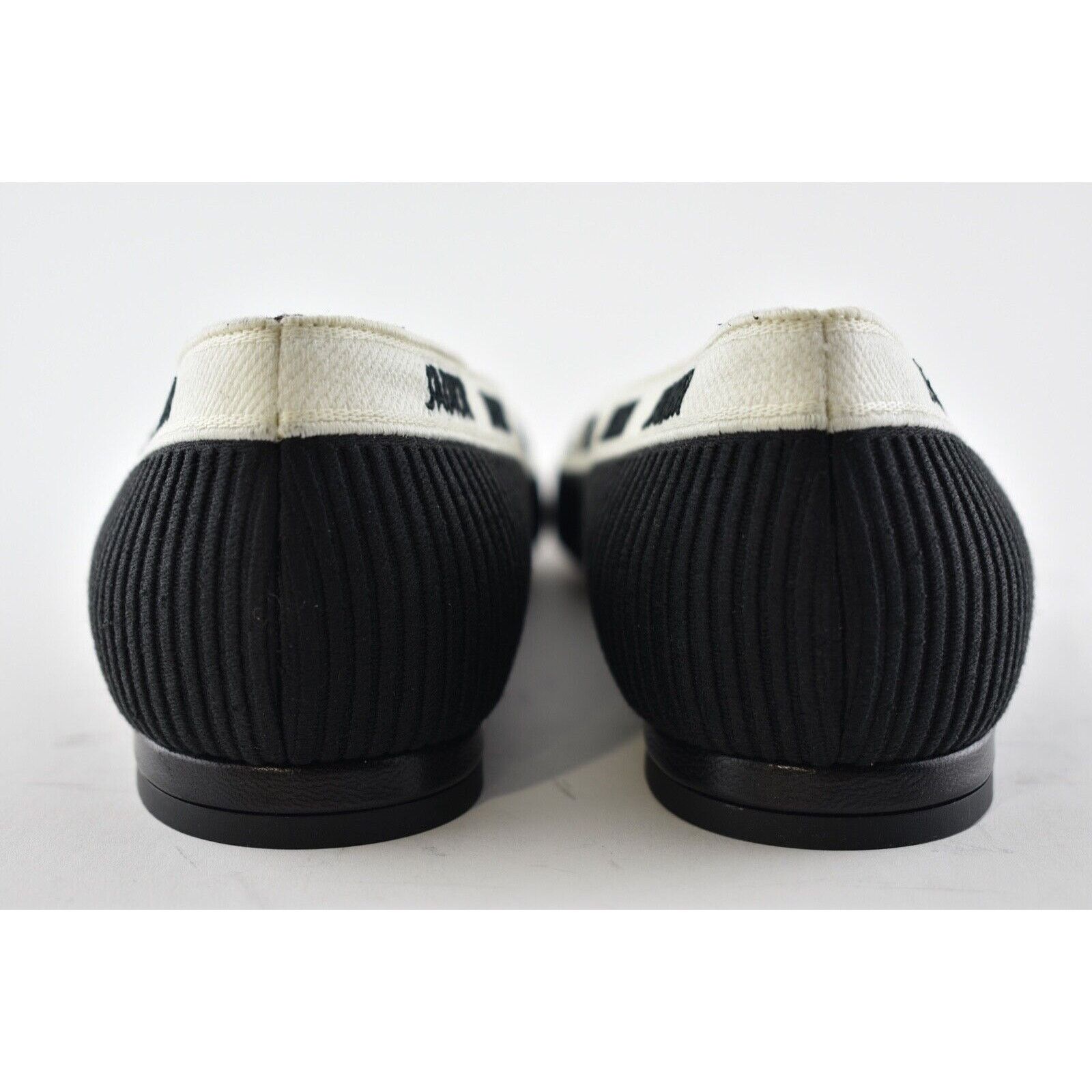 Dior J'adior Ribbon Logo Embroidered Ballet Ballerina Flat 38.5 Size US 8.5 / IT 38.5 - 11 Thumbnail