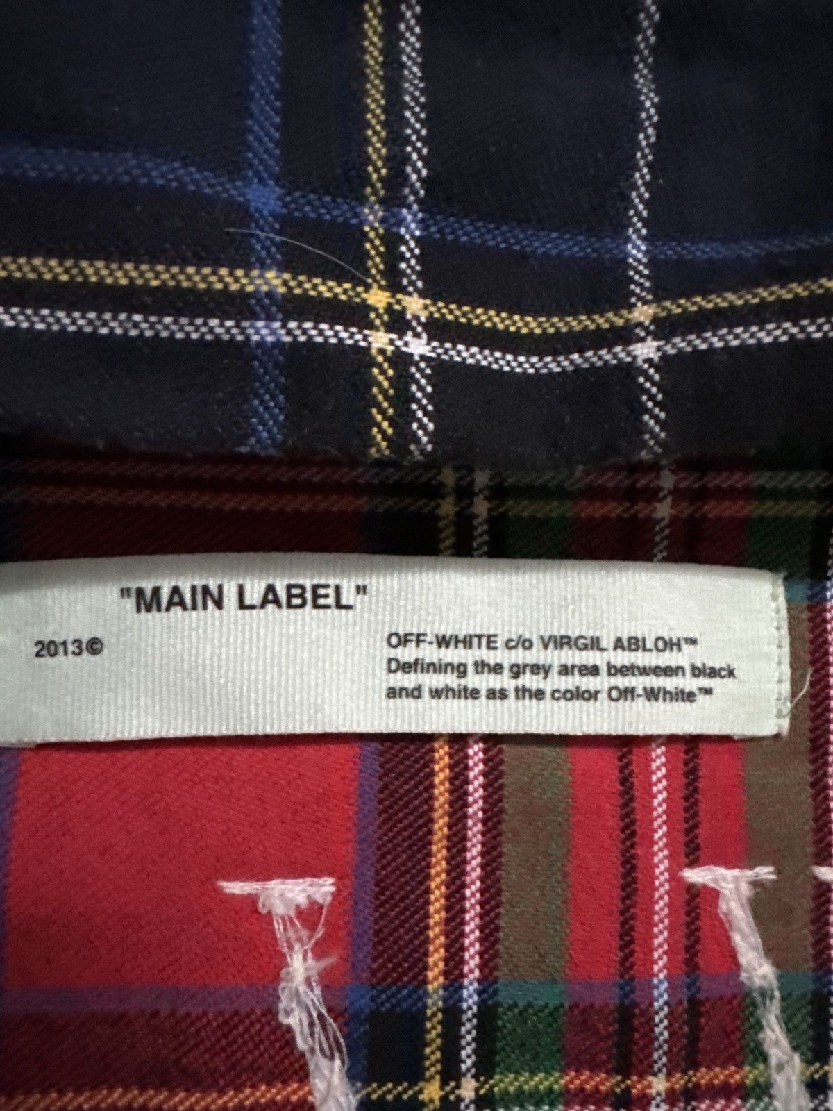 Off-White × Virgil Abloh Off white flannel Size US M / EU 48-50 / 2 - 3 Thumbnail