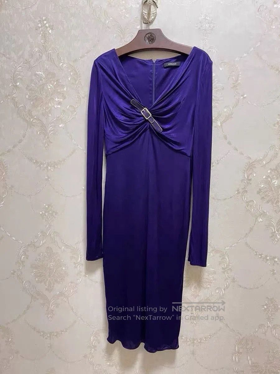 Versace Versace Runway Purple Formal Dress. Size M / US 6-8 / IT 42-44 - 1 Thumbnail
