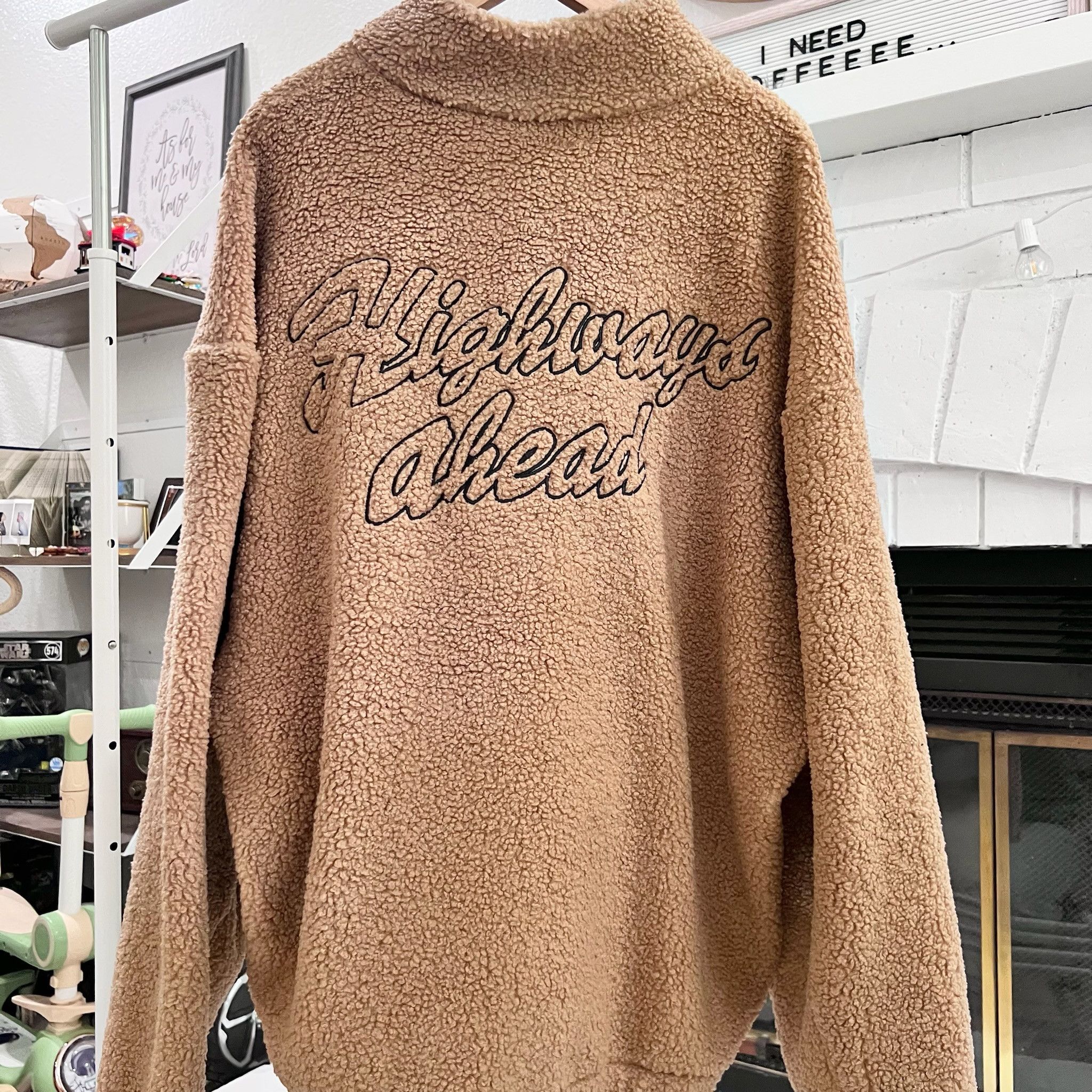 Caterpillar CAT High Pile Fleece Half Zip Mock Neck Pullover Size US L / EU 52-54 / 3 - 3 Thumbnail