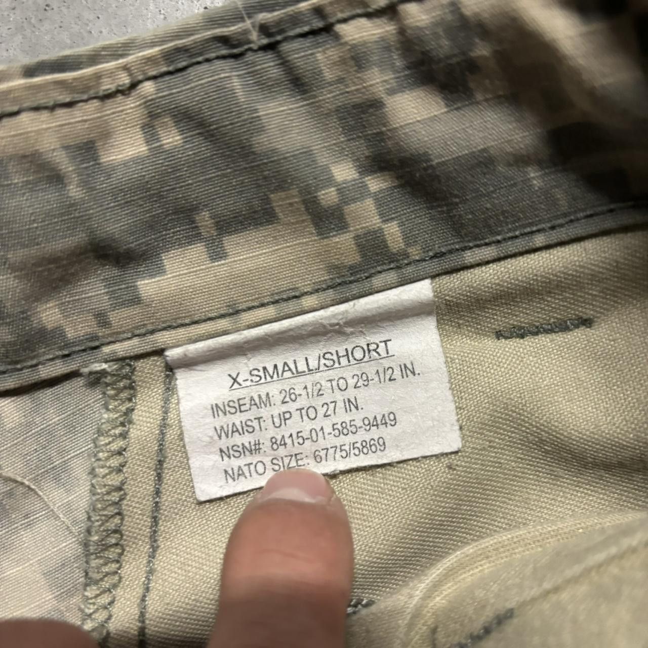 Japanese Brand × Vintage Crazy Vintage Y2K/2000s Military Army Camo Skater Cargo Pants! Size US 27 - 8 Thumbnail