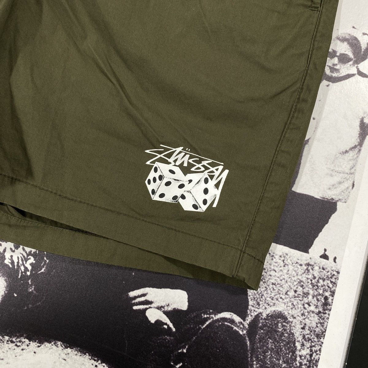 Stussy STUSSY AUSTRALIA ROLL THE DICE BEACHSHORTS - ARMY GREEN - 34 Size US 34 / EU 50 - 2 Thumbnail