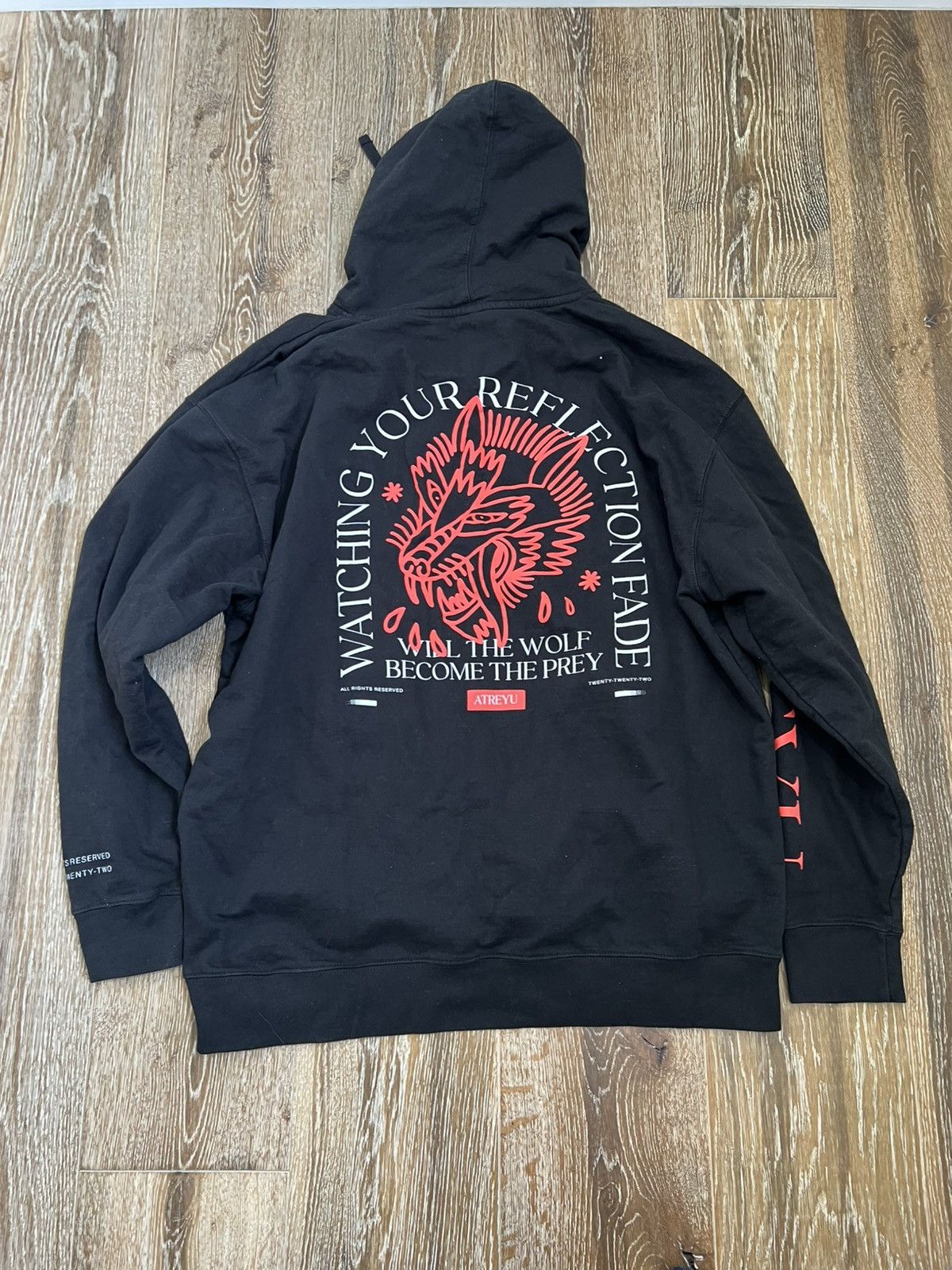 Band Tees Atreyu watching your reflection fade wolf prey hoodie Size US XXL / EU 58 / 5 - 2 Thumbnail