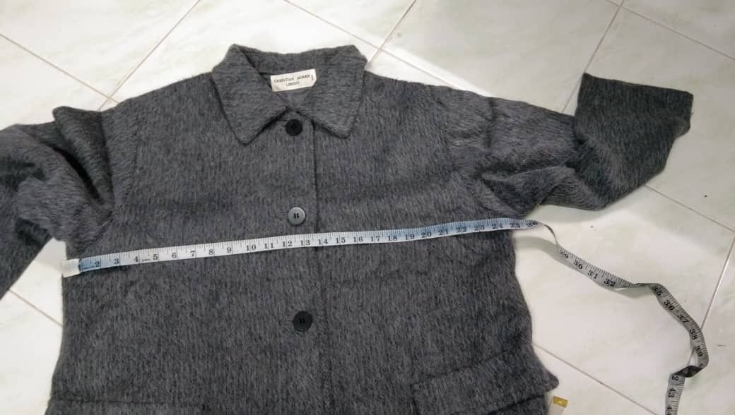 Japanese Brand CHRISTIAN AUJARD Liberte Mohair Long Coat #0083-C5 Size US L / EU 52-54 / 3 - 20 Thumbnail