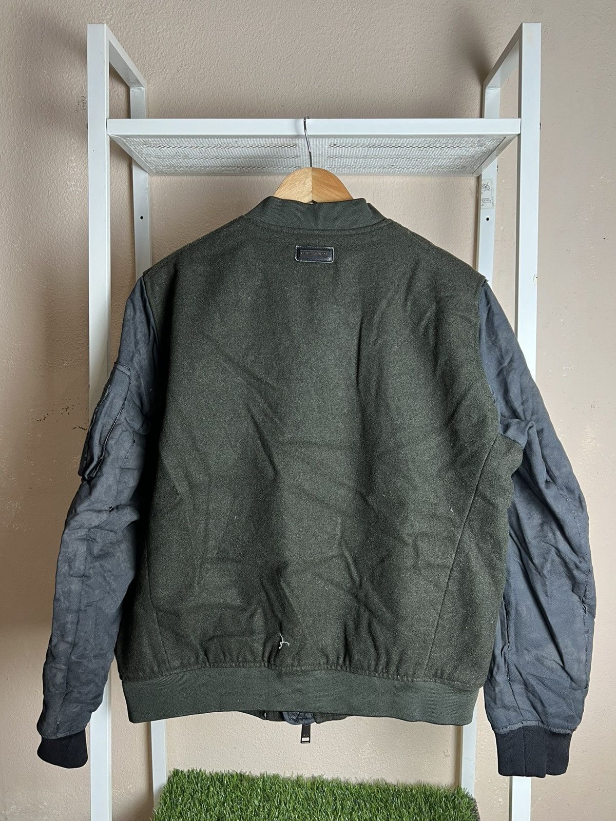 Armani Exchange × Designer Armani Exchange Dual Peat Green Trench & Bomber Jacket Coat Size US M / EU 48-50 / 2 - 8 Thumbnail