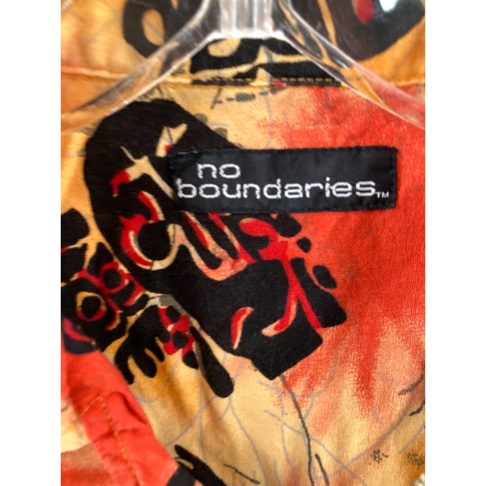 Vintage VINTAGE No Boundaries shirt Mens XL Hawaiian ALOHA camp tiki god mask face Button-Up Shirt XS? Size US XL / EU 56 / 4 - 6 Thumbnail