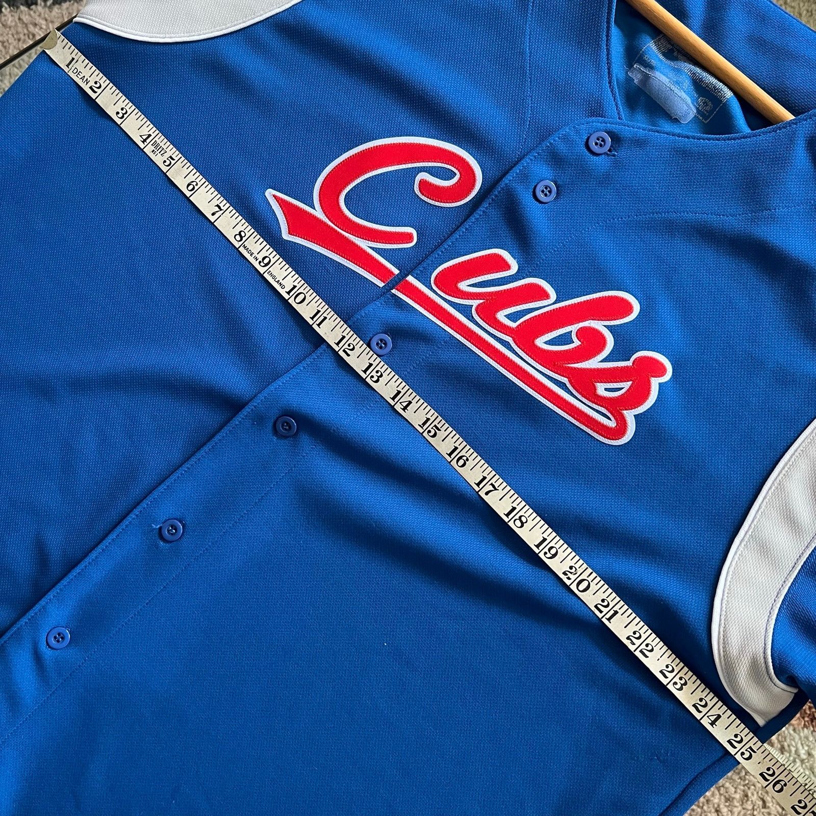 MLB Y2K Chicago Cubs Baseball Jersey | True Fan | Size XL Size US XL / EU 56 / 4 - 13 Thumbnail