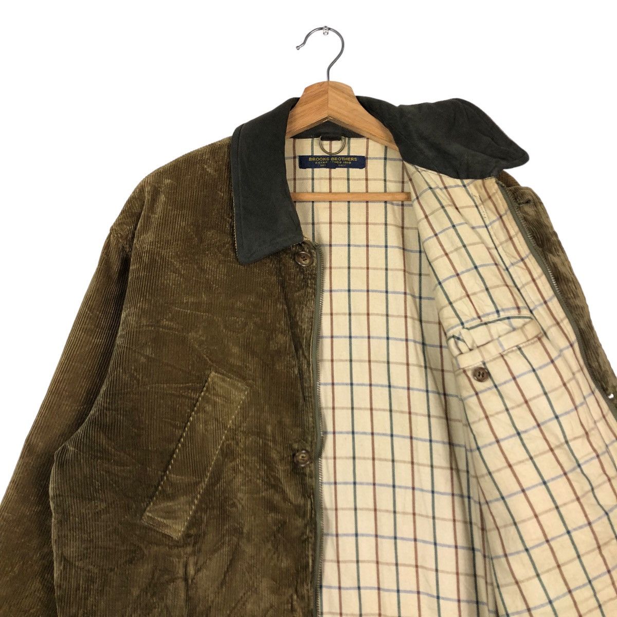 Japanese Brand 🔥Vtg Chore Jacket Brooks Brother Tartan Design Lining Size US M / EU 48-50 / 2 - 12 Thumbnail