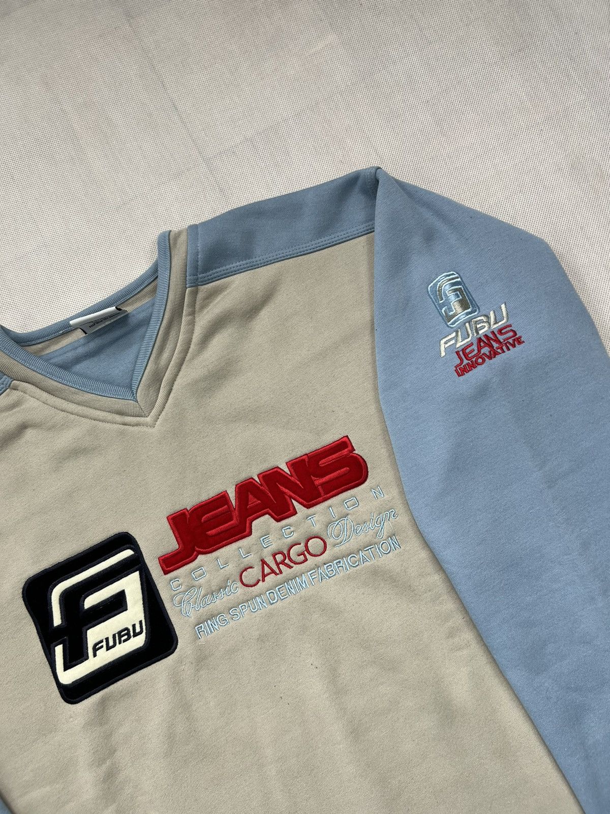 Fubu × Vintage Sweatshirt Fubu Jeans Cargo Vintage Hip Hop Rap Size US XL / EU 56 / 4 - 2 Thumbnail