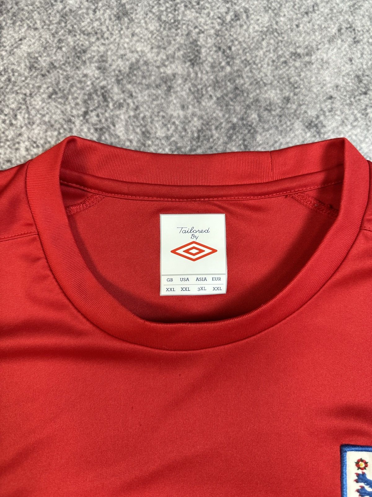 Umbro Vintage Umbro England Soccer Jersey Blokecore Playboi Carti Size US XXL / EU 58 / 5 - 3 Thumbnail