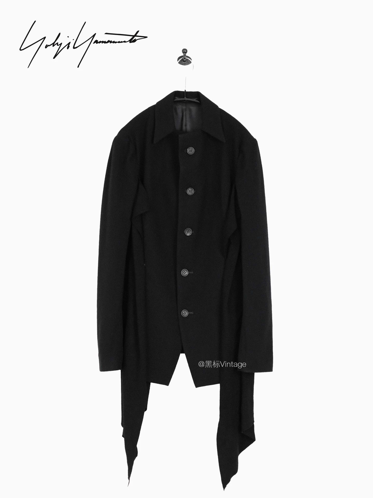 Yohji Yamamoto Yohji 20AW Vintage Deconstructed Drape Scarf Coat Women's Size S / US 4 / IT 40 - 1 Thumbnail