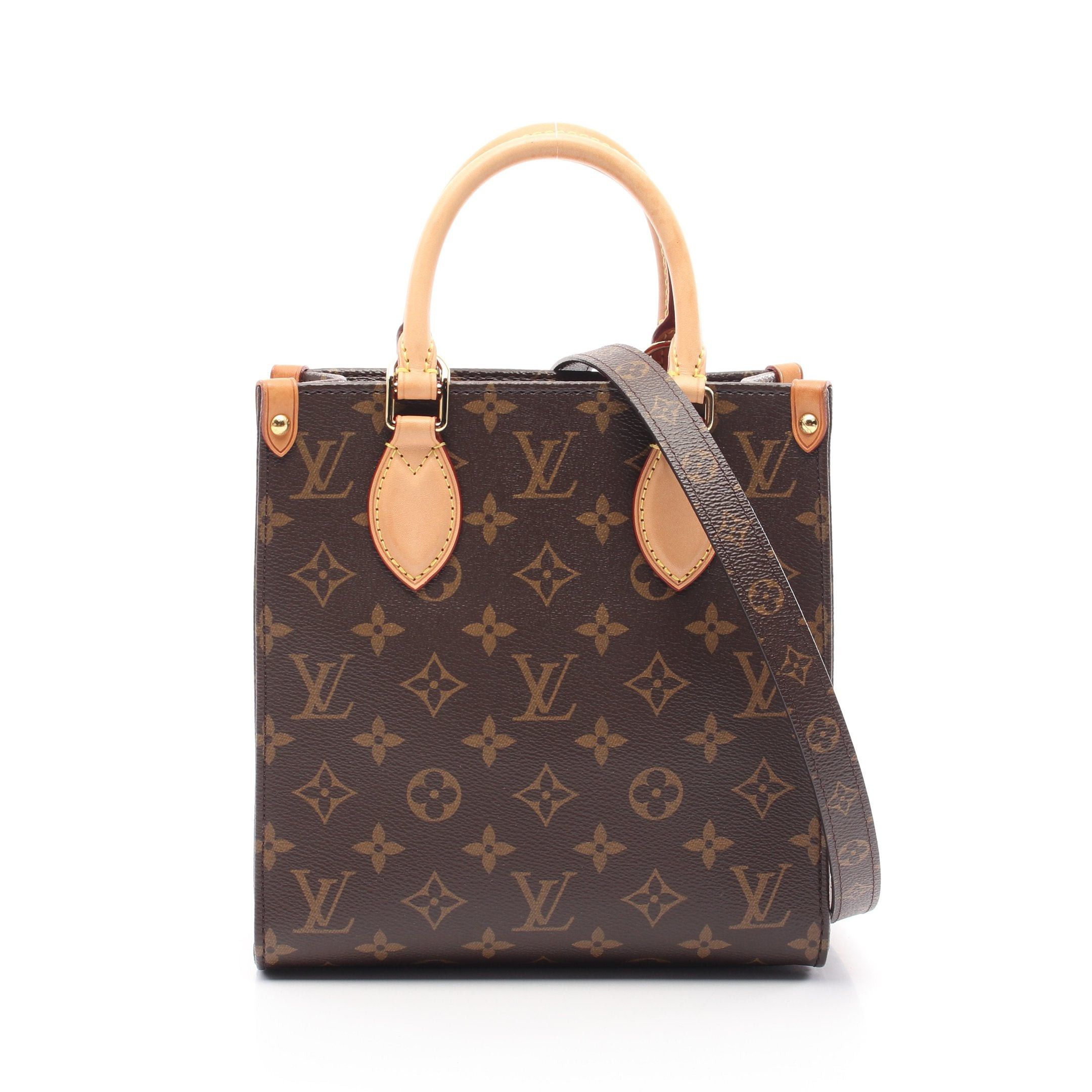 Louis Vuitton Louis Vuitton Sac Plat Bb Handbag Leather Brown Size ONE SIZE - 1 Thumbnail