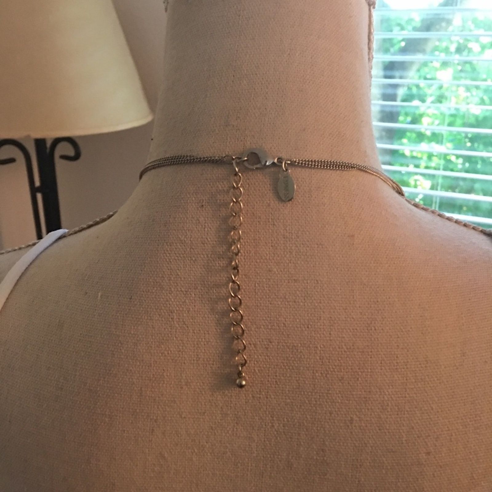 Express Express hammered gold disc layered necklace Size ONE SIZE - 7 Thumbnail