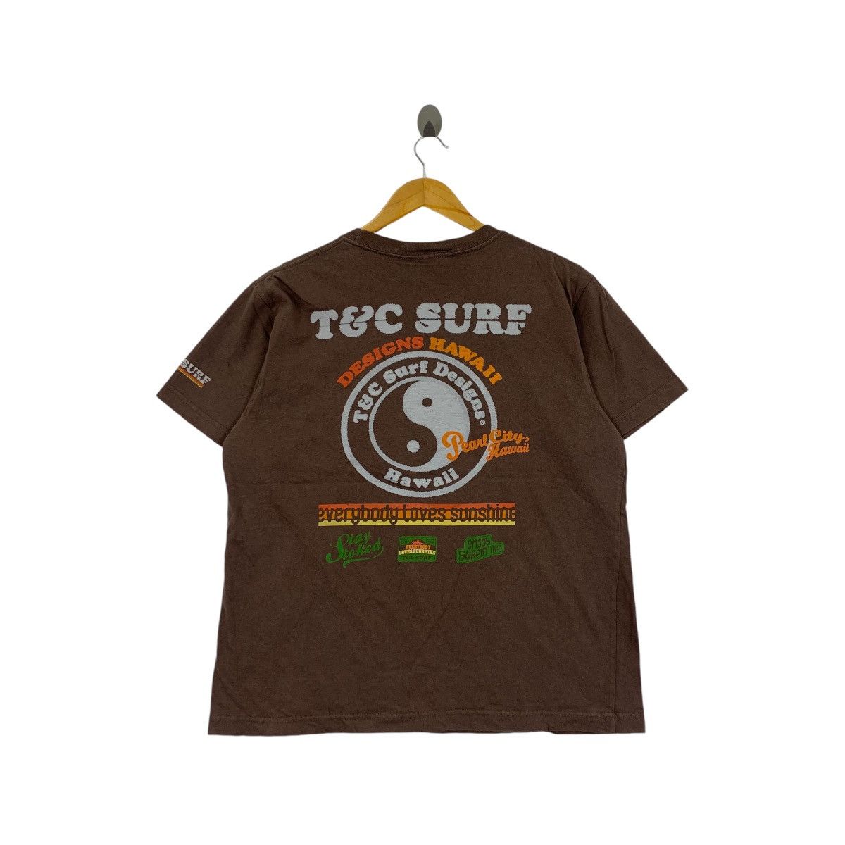 Vintage Vintage T&C TOWN COUNTRY HAWAII Love Sunshine Tee Shirt Size US M / EU 48-50 / 2 - 4 Thumbnail