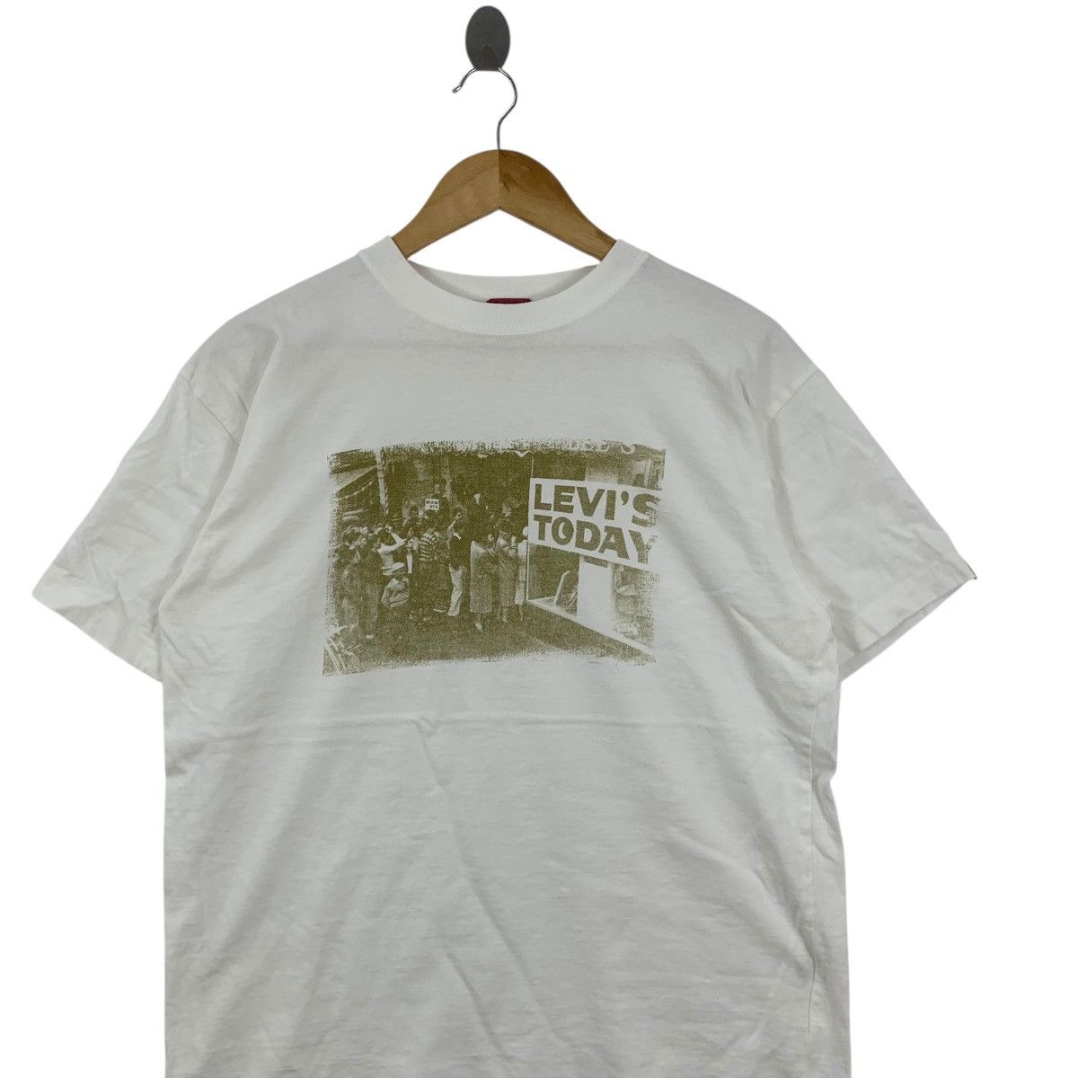 Levi's Vintage LEVIS STRAUSS FOTOFOLIO Ads Promo Tee Shirt Top Size US L / EU 52-54 / 3 - 4 Thumbnail