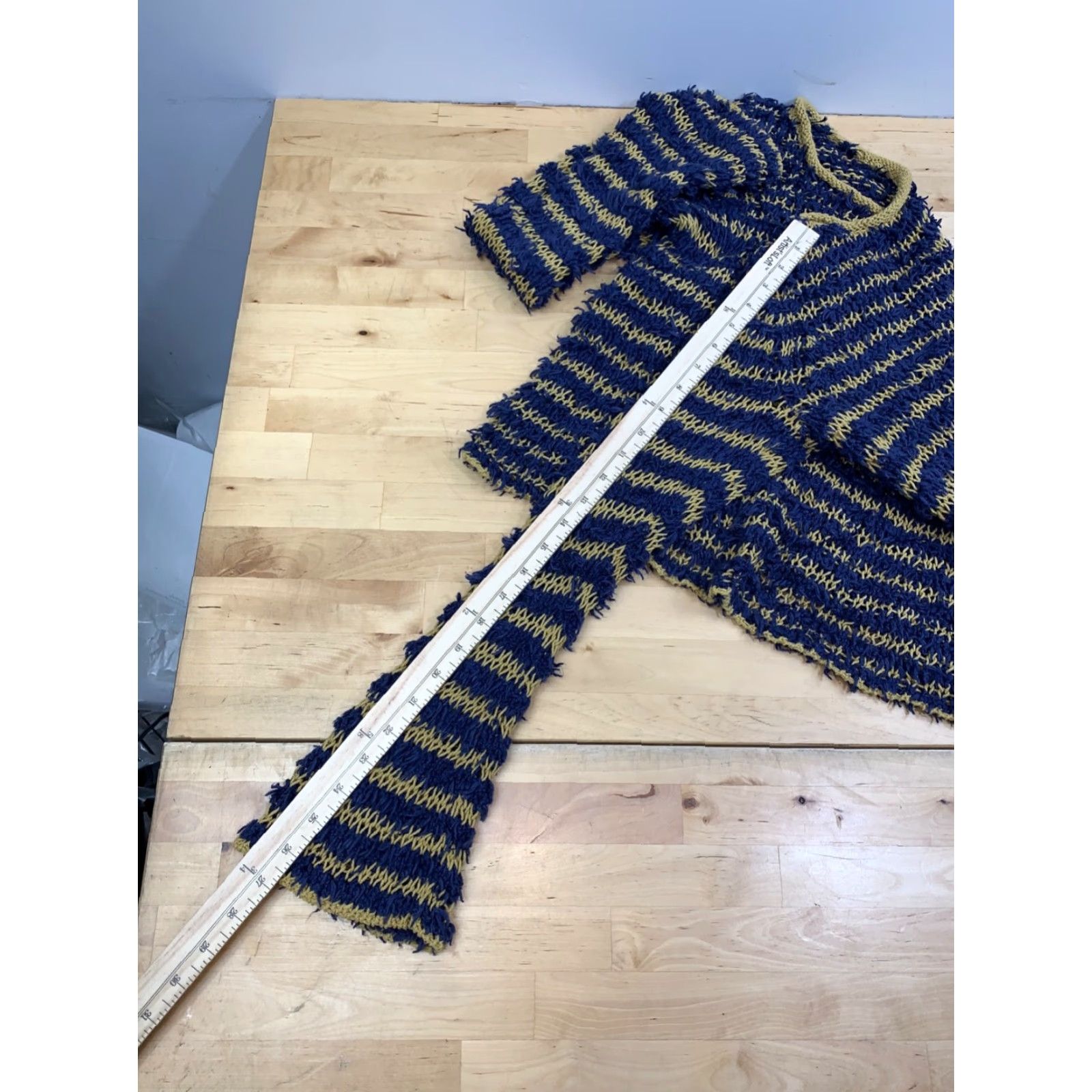Free People VINTAGE Free People Downy Sweater Womens S Pullover Knit Boho Striped Casual Size S / US 4 / IT 40 - 5 Thumbnail