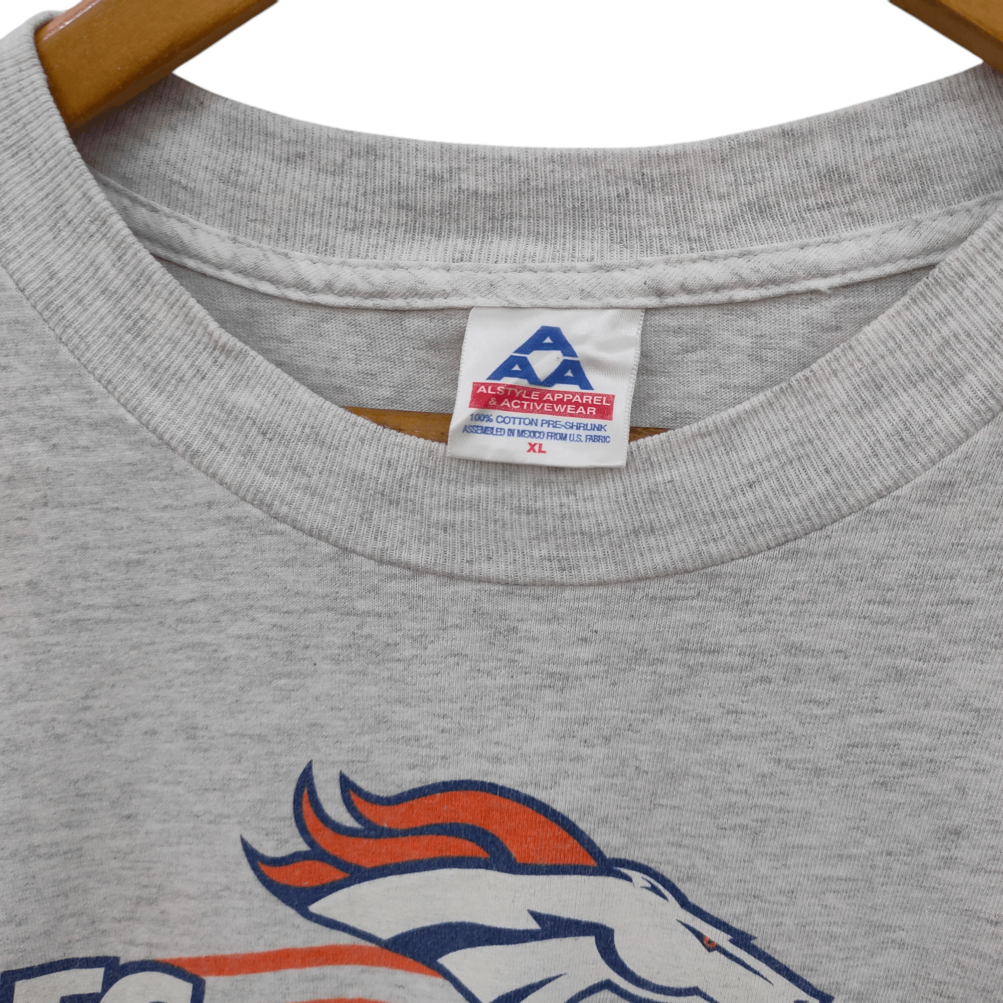 Alstyle × NFL × Vintage Vintage 1999 Denver Broncos Tshirt Size US XL / EU 56 / 4 - 4 Thumbnail