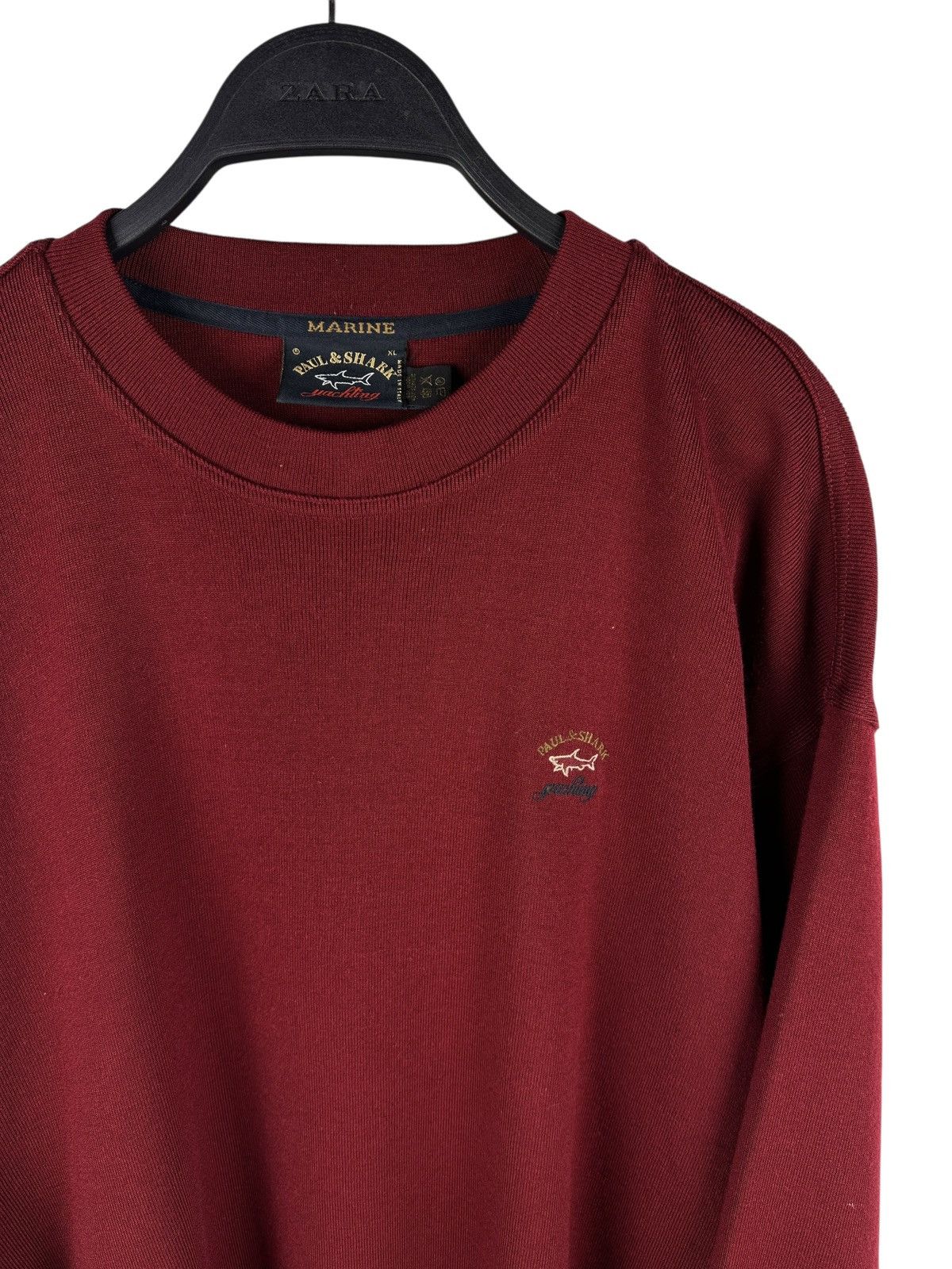 Paul & Shark Vintage Paul & Shark Yachting Wool Sweater Crew Neck Italy Size US XL / EU 56 / 4 - 3 Thumbnail