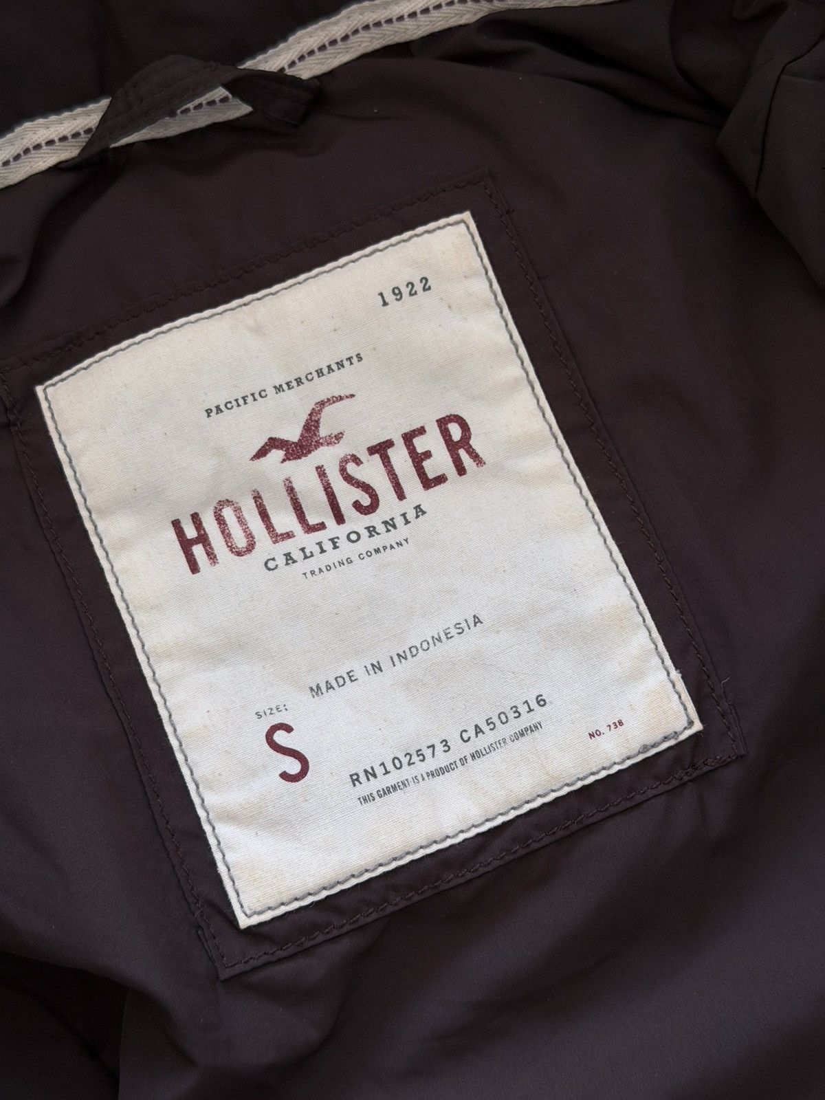 Hollister 2000s Y2K Hollister Hysteric Glamour Style Fur Hood Jacket Size US S / EU 44-46 / 1 - 7 Thumbnail